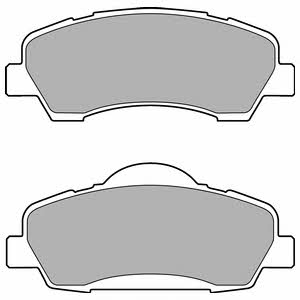 Delphi LP2485 Brake Pad Set, disc brake LP2485: Buy near me in Poland at 2407.PL - Good price!