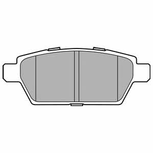 Delphi LP2493 Тормозные колодки дисковые, комплект LP2493: Отличная цена - Купить в Польше на 2407.PL!