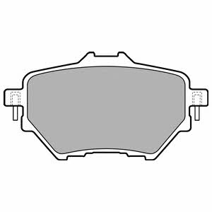 Delphi Brake Pad Set, disc brake – price 101 PLN