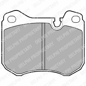 Delphi LP446 Brake Pad Set, disc brake LP446: Buy near me in Poland at 2407.PL - Good price!