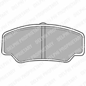 Delphi LP488 Brake Pad Set, disc brake LP488: Buy near me in Poland at 2407.PL - Good price!