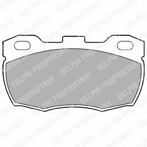 Delphi LP506 Тормозные колодки дисковые, комплект LP506: Отличная цена - Купить в Польше на 2407.PL!