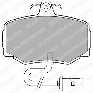 Delphi LP554 Klocki hamulcowe, zestaw LP554: Dobra cena w Polsce na 2407.PL - Kup Teraz!