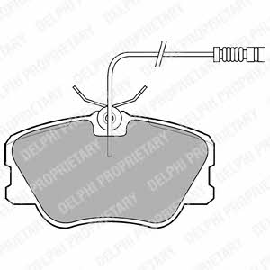 Delphi LP608 Brake Pad Set, disc brake LP608: Buy near me in Poland at 2407.PL - Good price!