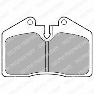 Delphi LP672 Brake Pad Set, disc brake LP672: Buy near me in Poland at 2407.PL - Good price!