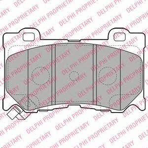 Delphi LP2156 Brake Pad Set, disc brake LP2156: Buy near me at 2407.PL in Poland at an Affordable price!