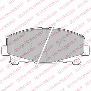 Delphi LP2166 Brake Pad Set, disc brake LP2166: Buy near me in Poland at 2407.PL - Good price!