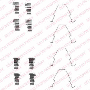 Delphi LX0414 Mounting kit brake pads LX0414: Buy near me in Poland at 2407.PL - Good price!