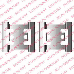 Delphi LX0428 Комплект монтажний гальмівних колодок LX0428: Приваблива ціна - Купити у Польщі на 2407.PL!