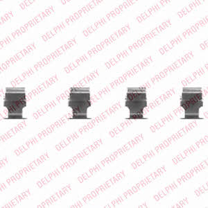Delphi LX0468 Комплект монтажный тормозных колодок LX0468: Отличная цена - Купить в Польше на 2407.PL!