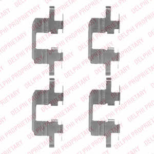Delphi LX0472 Mounting kit brake pads LX0472: Buy near me in Poland at 2407.PL - Good price!