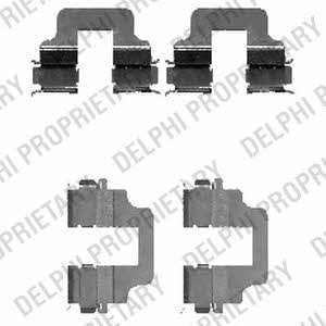 Delphi LX0473 Комплект монтажный тормозных колодок LX0473: Купить в Польше - Отличная цена на 2407.PL!