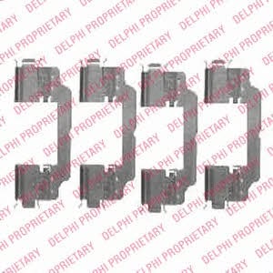 Delphi LX0475 Комплект монтажний гальмівних колодок LX0475: Купити у Польщі - Добра ціна на 2407.PL!