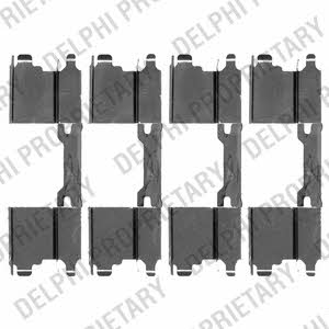 Delphi LX0502 Комплект монтажный тормозных колодок LX0502: Отличная цена - Купить в Польше на 2407.PL!