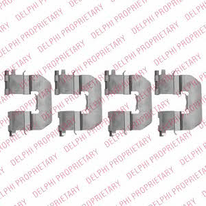 Delphi LX0520 Комплект монтажный тормозных колодок LX0520: Отличная цена - Купить в Польше на 2407.PL!