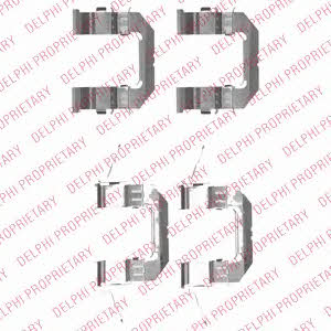 Delphi LX0529 Комплект монтажний гальмівних колодок LX0529: Приваблива ціна - Купити у Польщі на 2407.PL!