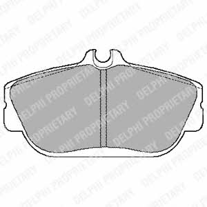 Delphi LP887 Brake Pad Set, disc brake LP887: Buy near me in Poland at 2407.PL - Good price!