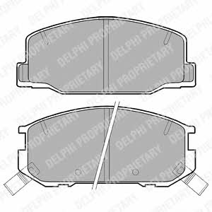 Delphi LP942 Brake Pad Set, disc brake LP942: Buy near me at 2407.PL in Poland at an Affordable price!