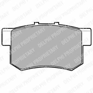 Delphi LP948 Brake Pad Set, disc brake LP948: Buy near me in Poland at 2407.PL - Good price!