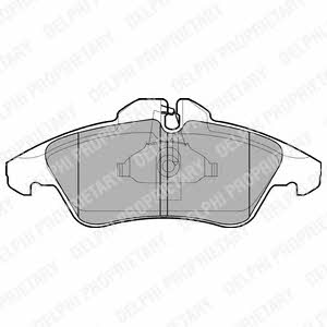 Delphi Brake Pad Set, disc brake – price 118 PLN