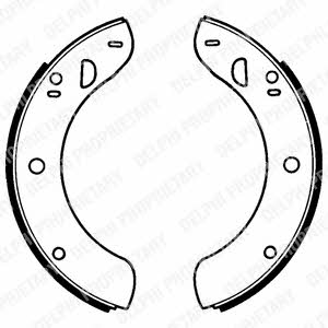 Delphi LS1018 Szczęki hamulcowe, zestaw LS1018: Dobra cena w Polsce na 2407.PL - Kup Teraz!