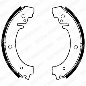 Delphi LS1219 Brake shoe set LS1219: Buy near me at 2407.PL in Poland at an Affordable price!