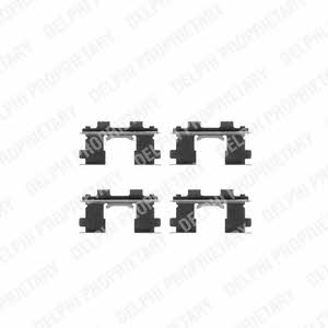 Delphi LX0252 Zestaw montażowy klocków hamulcowych LX0252: Dobra cena w Polsce na 2407.PL - Kup Teraz!
