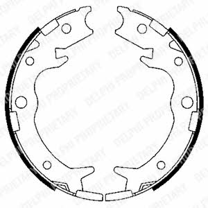 Delphi LS1900 Parking brake shoes LS1900: Buy near me at 2407.PL in Poland at an Affordable price!