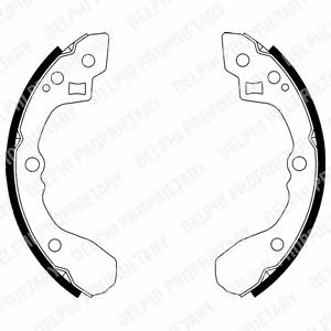 Delphi LS1918 Brake shoe set LS1918: Buy near me at 2407.PL in Poland at an Affordable price!