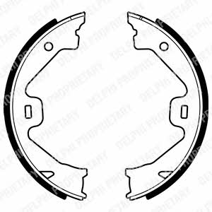 Delphi LS1930 Parking brake shoes LS1930: Buy near me in Poland at 2407.PL - Good price!