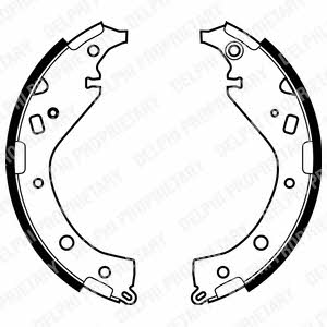 Delphi LS1942 Колодки гальмівні барабанні, комплект LS1942: Приваблива ціна - Купити у Польщі на 2407.PL!