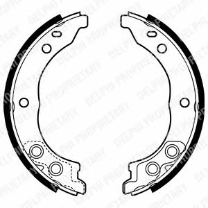 Delphi LS1962 Parking brake shoes LS1962: Buy near me at 2407.PL in Poland at an Affordable price!