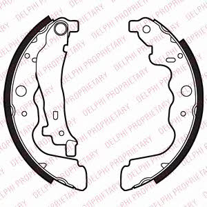 Delphi LS2022 Parking brake shoes LS2022: Buy near me at 2407.PL in Poland at an Affordable price!