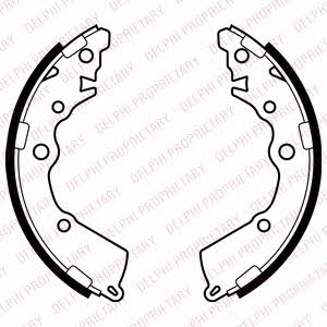 Delphi LS2068 Brake shoe set LS2068: Buy near me at 2407.PL in Poland at an Affordable price!