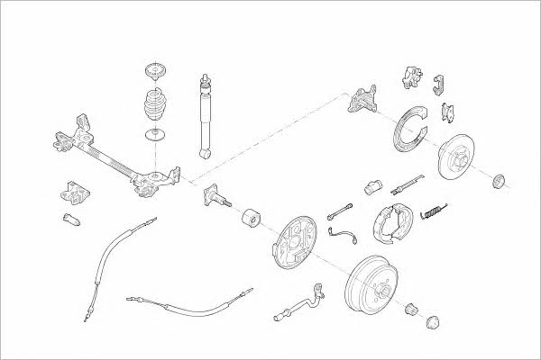  RENA-16108-R Wheel suspension RENA16108R: Buy near me in Poland at 2407.PL - Good price!