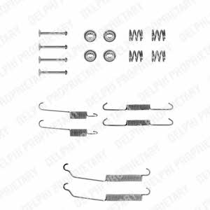 Delphi LY1129 Комплект монтажный тормозных колодок LY1129: Отличная цена - Купить в Польше на 2407.PL!