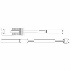 Delphi LZ0154 Warning contact, brake pad wear LZ0154: Buy near me in Poland at 2407.PL - Good price!