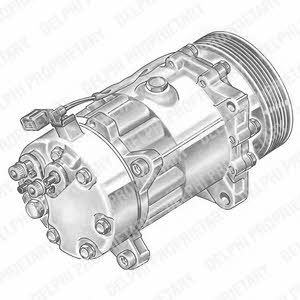 Delphi TSP0155060 Compressor, air conditioning TSP0155060: Buy near me at 2407.PL in Poland at an Affordable price!