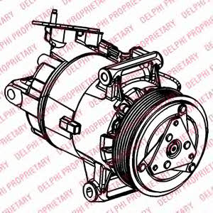  TSP0155927 Compressor, air conditioning TSP0155927: Buy near me in Poland at 2407.PL - Good price!