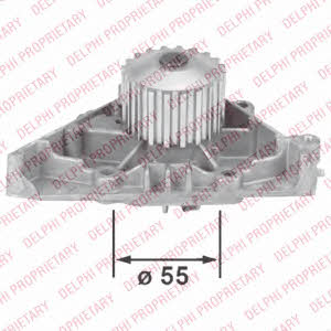 Delphi WP2376 Water pump WP2376: Buy near me in Poland at 2407.PL - Good price!
