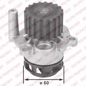 Delphi WP2429 Water pump WP2429: Buy near me in Poland at 2407.PL - Good price!