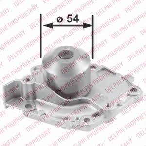 Delphi WP2455 Water pump WP2455: Buy near me in Poland at 2407.PL - Good price!