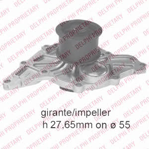 Delphi WP2473 Water pump WP2473: Buy near me in Poland at 2407.PL - Good price!