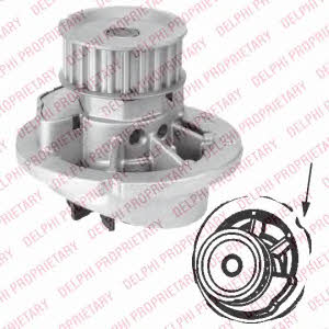 Delphi WP2527 Water pump WP2527: Buy near me in Poland at 2407.PL - Good price!
