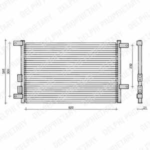 Delphi TSP0225108 Радиатор кондиционера (Конденсатор) TSP0225108: Отличная цена - Купить в Польше на 2407.PL!