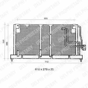 Delphi TSP0225354 Радиатор кондиционера (Конденсатор) TSP0225354: Отличная цена - Купить в Польше на 2407.PL!