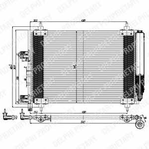 Delphi TSP0225537 Радиатор кондиционера (Конденсатор) TSP0225537: Отличная цена - Купить в Польше на 2407.PL!