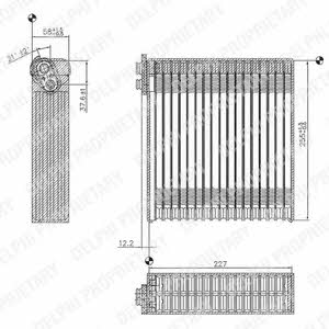 Delphi TSP0525153 Испаритель кондиционера TSP0525153: Отличная цена - Купить в Польше на 2407.PL!