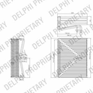 Delphi TSP0525178 Air conditioner evaporator TSP0525178: Buy near me in Poland at 2407.PL - Good price!