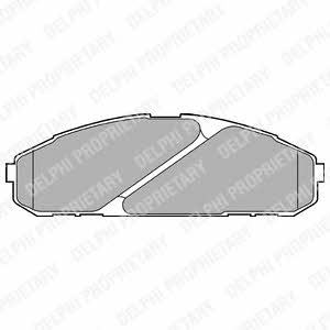 Delphi LP1075 Brake Pad Set, disc brake LP1075: Buy near me in Poland at 2407.PL - Good price!